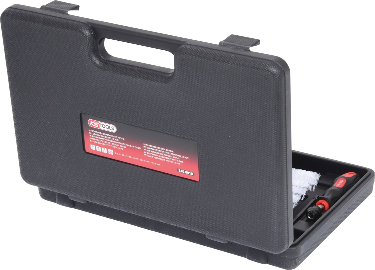 KS Tools 340.0010 MASTER Reinigungs-Bürsten-Satz, 38-tlg