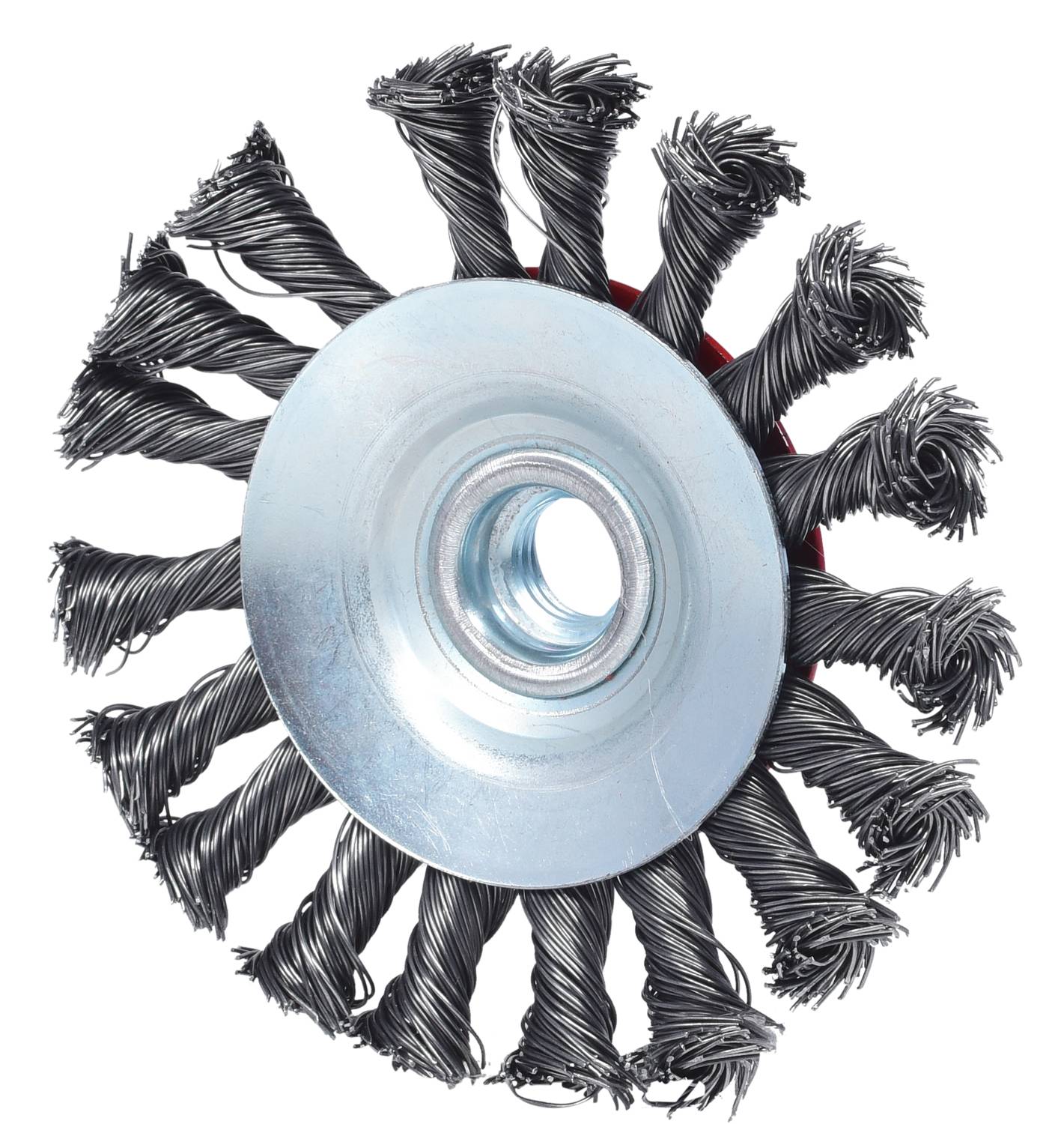 KS Tools 340.0048 Kegelform-Stahldrahtrundbürste 0,5mm, Ø 100mm