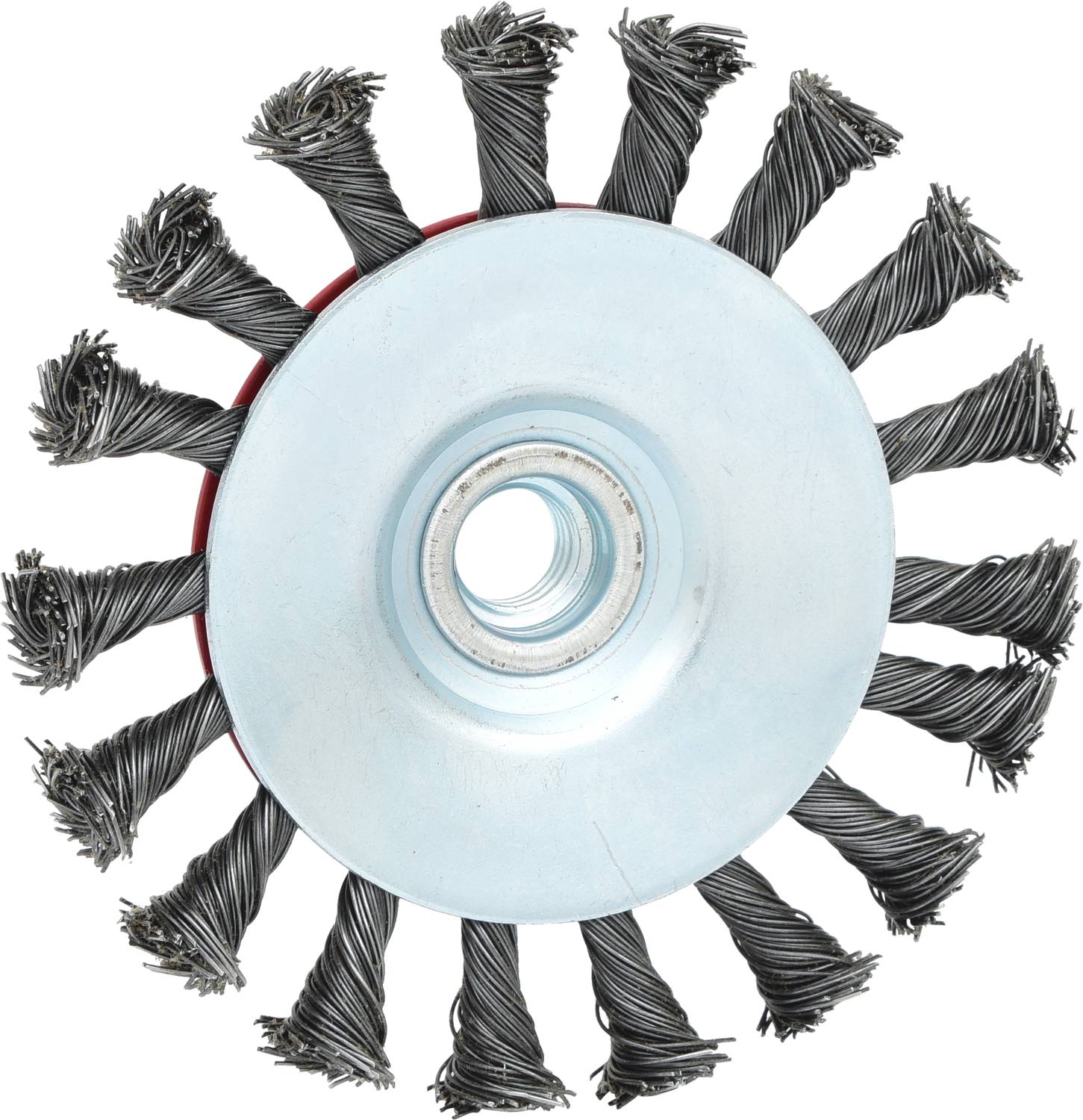 KS Tools 340.0049 Kegelform-Stahldrahtrundbürste 0,5mm, Ø 115mm