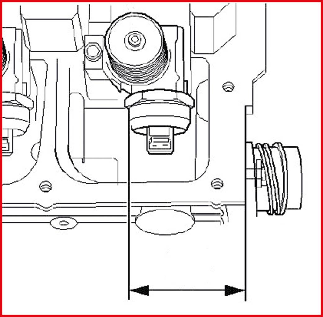 KS Tools 400.9097 Pumpe-Düse Einstelllehre, 3 Zylinder