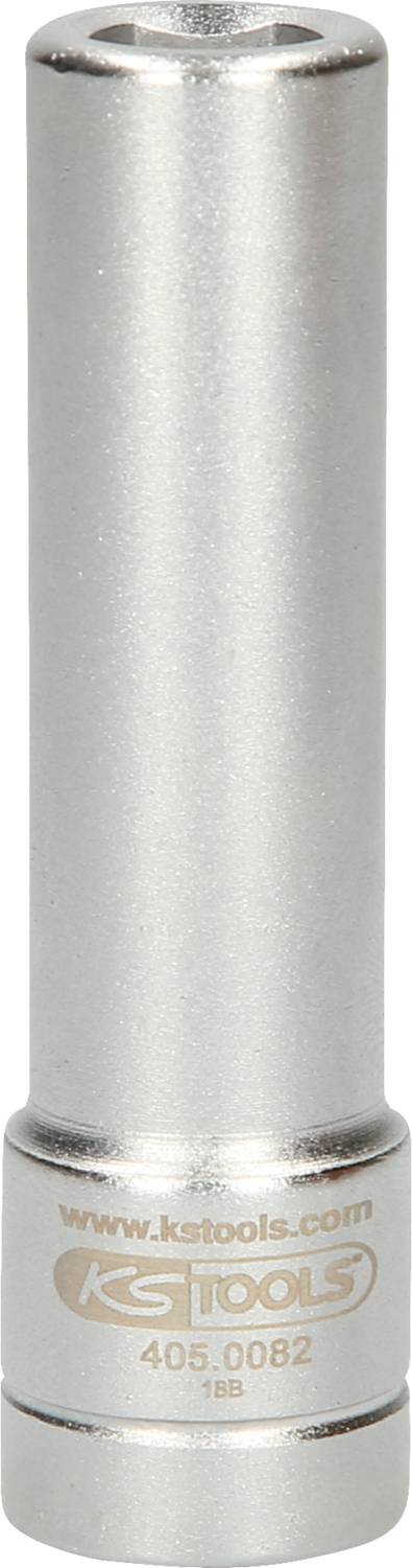 Metallischer Steckschlüssel mit der Aufschrift 'www.kstools.com' und '405.0062'. Geeignet für mechanische Arbeiten.