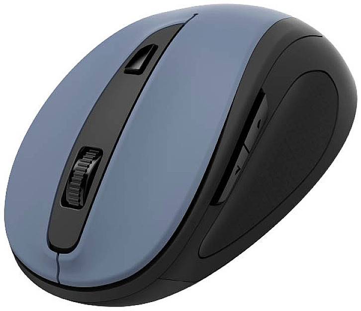 Hama MW-400 V2 - Maus - ergonomisch - Für Rechtshänder - optisch - 6 Tasten - kabellos - 2.4 GHz, RF - kabelloser Empfänger (USB)