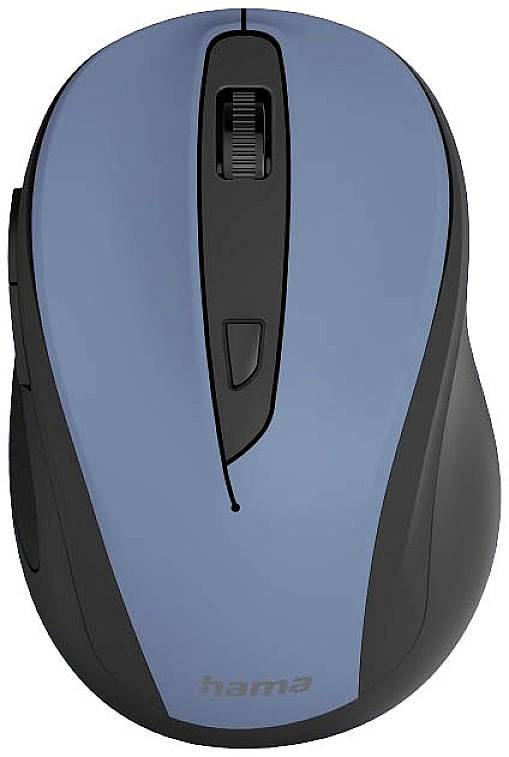 Hama MW-400 V2 - Maus - ergonomisch - Für Rechtshänder - optisch - 6 Tasten - kabellos - 2.4 GHz, RF - kabelloser Empfänger (USB)