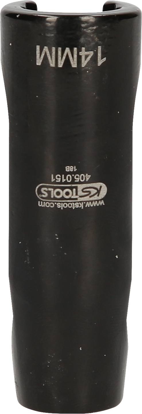 Eine schwarze Stecknuss mit der Aufschrift '14MM' und 'KS Tools'.