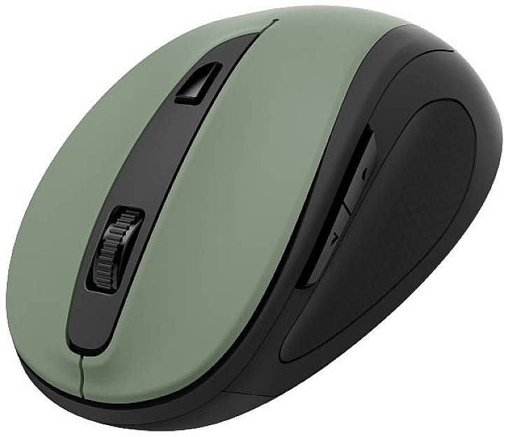 Hama MW-400 V2 Maus Funk Optisch Opal, Grün 6 Tasten 800 dpi, 1200 dpi, 1600 dpi
