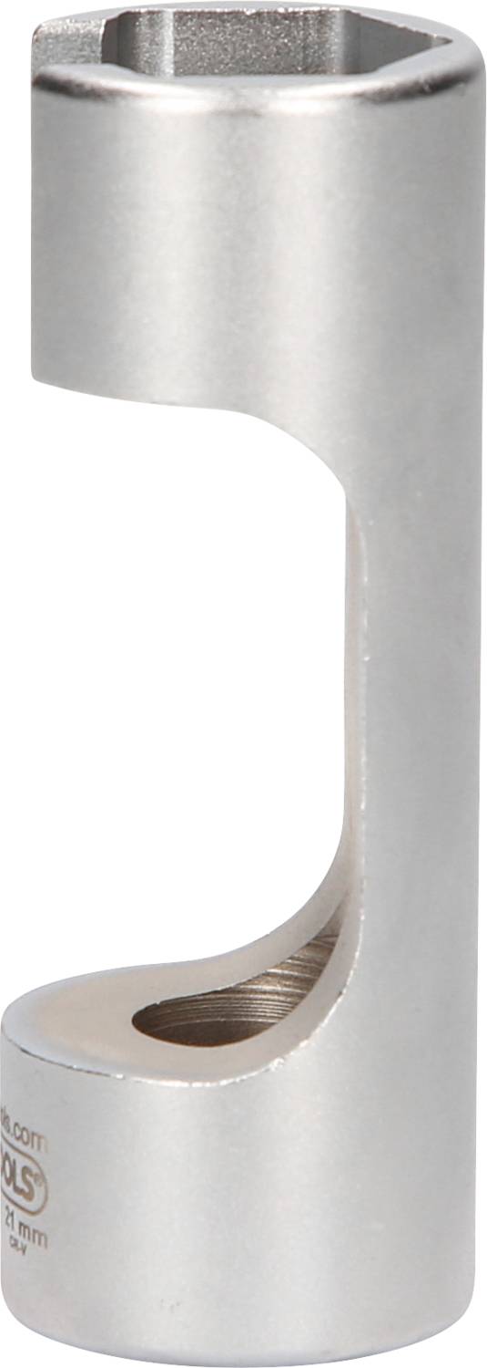 Metallschraubenschlüssel mit einem offenen, u-förmigen Design, geeignet zum Lösen von Muttern oder Schrauben in engen Räumen.