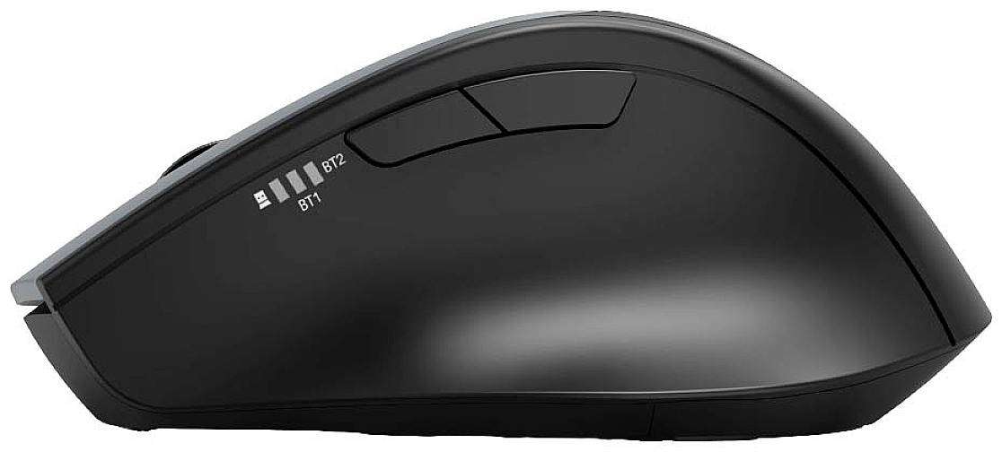 Hama KMW-600 plus Funk, Bluetooth® Tastatur, Maus-Set Deutsch, QWERTZ Schwarz, Anthrazit