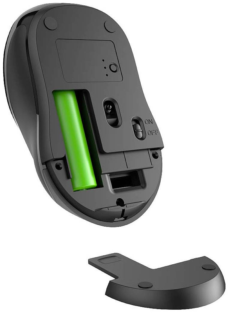 Hama KMW-600 plus Funk, Bluetooth® Tastatur, Maus-Set Deutsch, QWERTZ Schwarz, Anthrazit