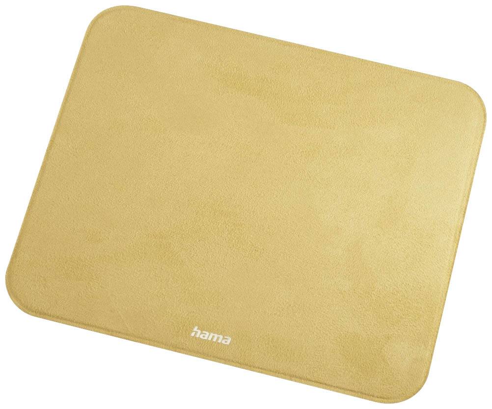 Hama Velvet Mauspad Senfgelb