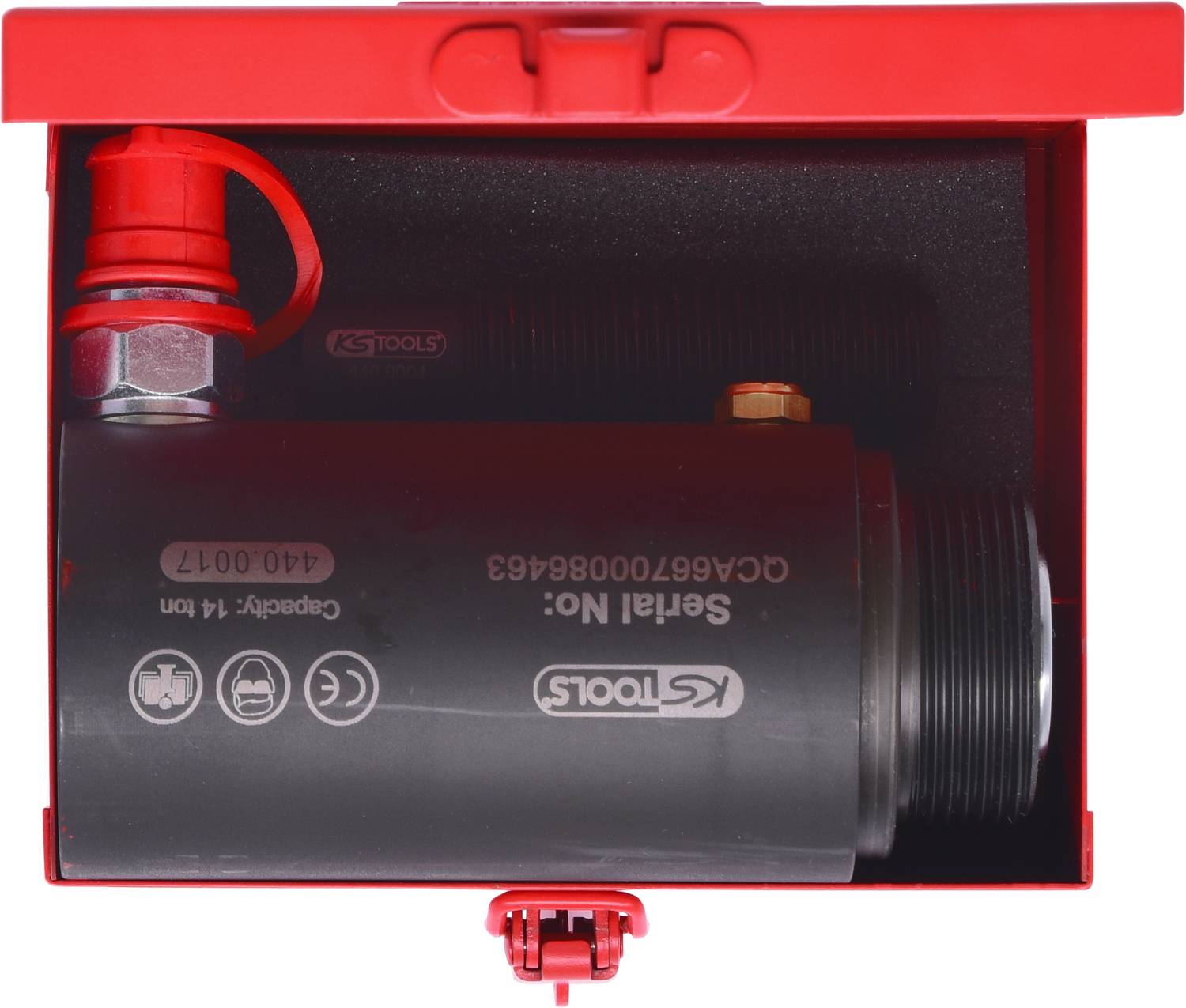 KS Tools Kurzhub-Hydraulikzylinder-Satz, 14t, 3-tlg 440.0015