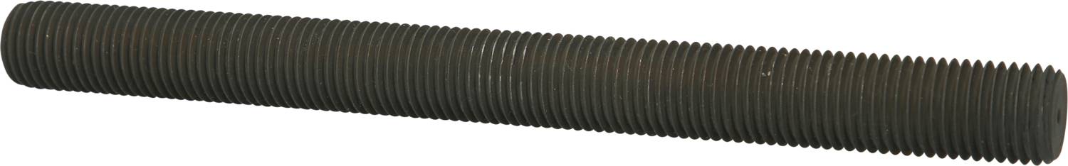 Ein langer, durchgehender Gewindestab aus Metall, horizontal ausgerichtet, mit gleichmäßig verteiltem Gewinde entlang der gesamten Länge.