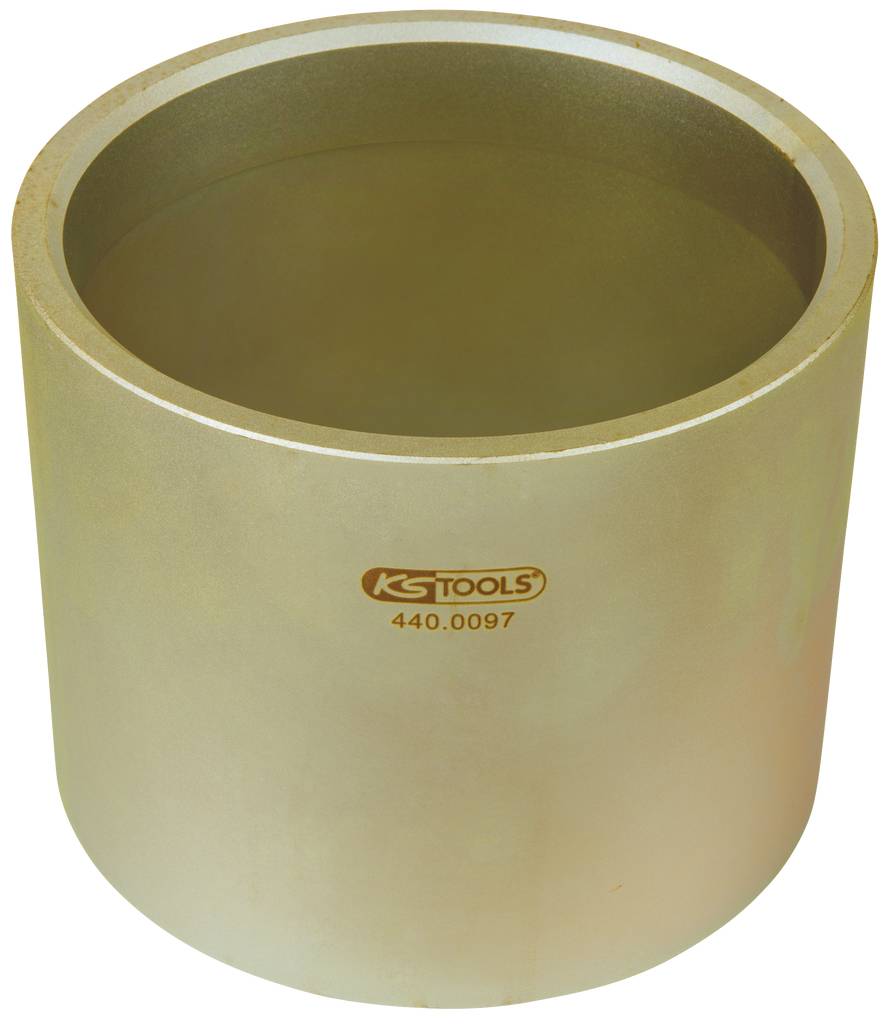 Metallzylinder mit 'KS Tools 440.0097' Aufschrift, möglicherweise ein Werkzeugaufsatz oder Adapter.