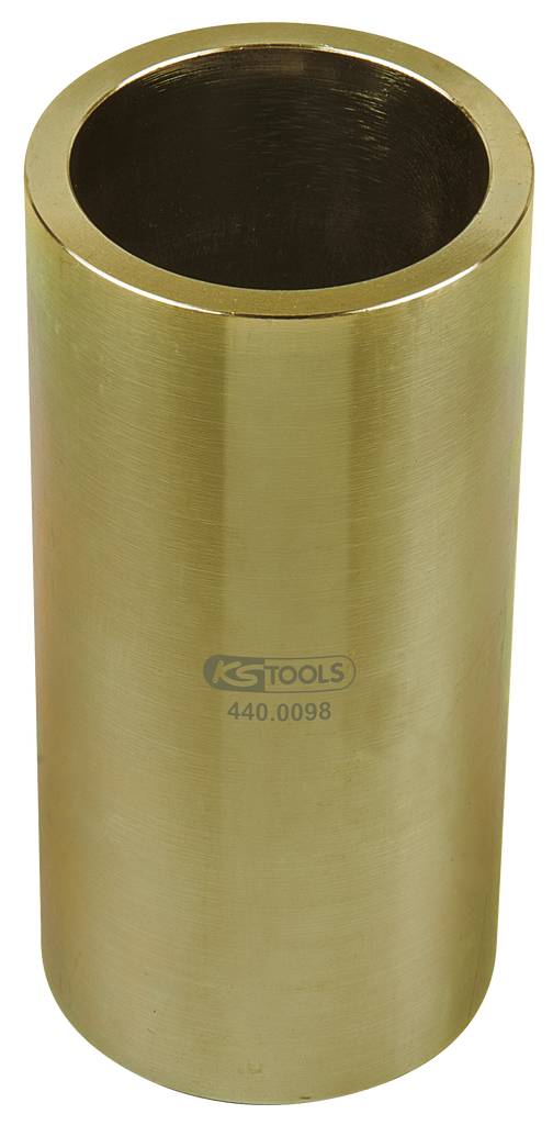 Ein zylinderförmiges Metallrohr mit der Aufschrift 'KS TOOLS 440.0098', stehend aufrecht.