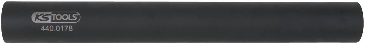 Ein langer, schwarzer Werkzeugaufsatz mit der Aufschrift 'KS TOOLS 440.0178'.
