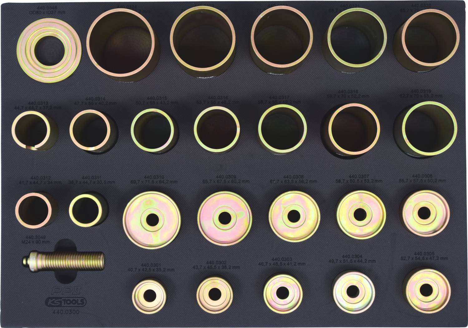 KS Tools Universal Presswerkzeug-Satz, 26-tlg 440.0300