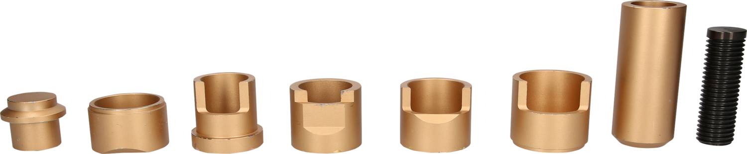 KS Tools Universal Werkzeug-Satz zum Auswechseln von Radbolzen an LKW, 8-tlg 440.0390