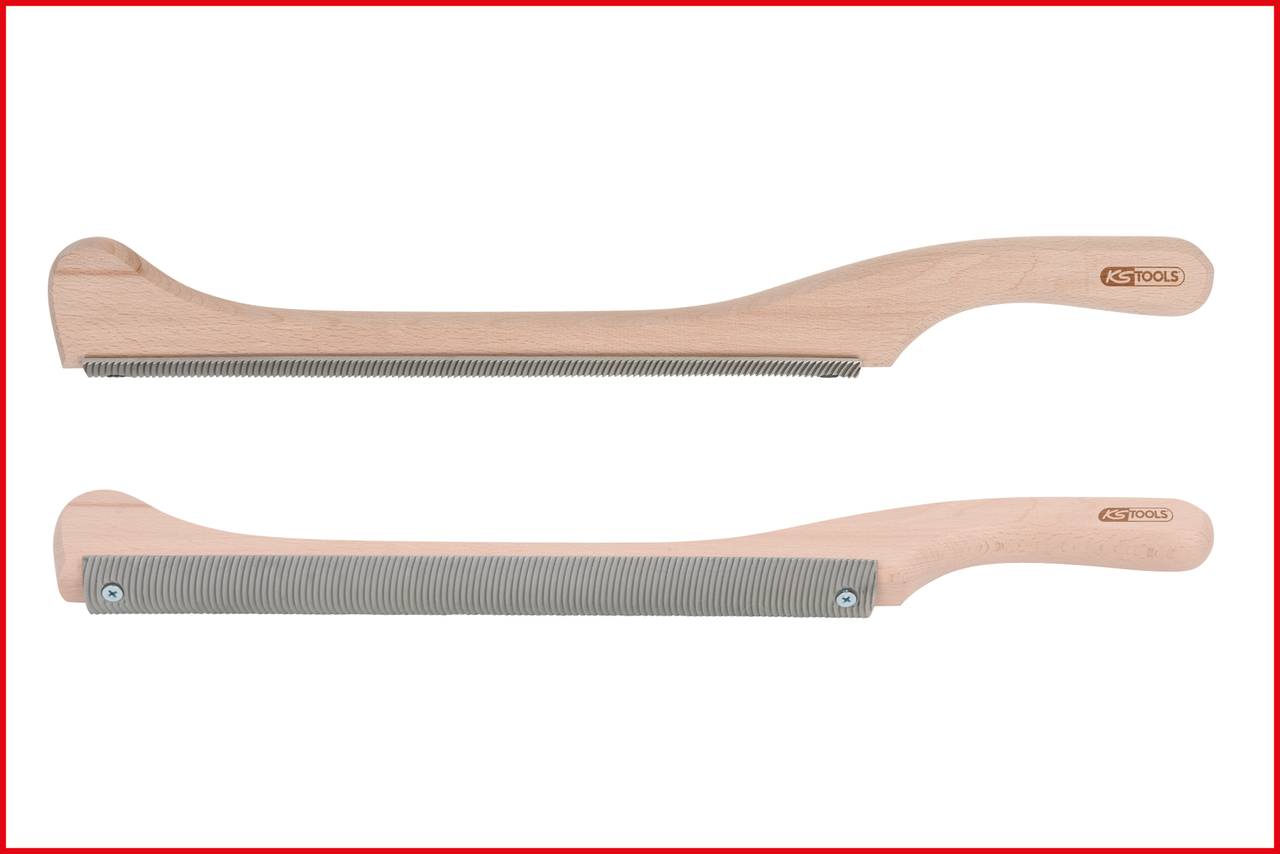 KS Tools 140.3017 Karosseriefeilenblatt-Halter für halbrund (hohl)