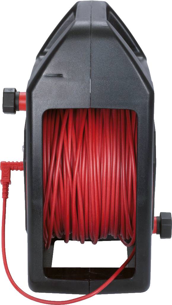 KS Tools 150.0935 Sicherheits-Messleitung Bananenbuchse 4mm Bananenstecker 4mm 30.00m Rot 1St.