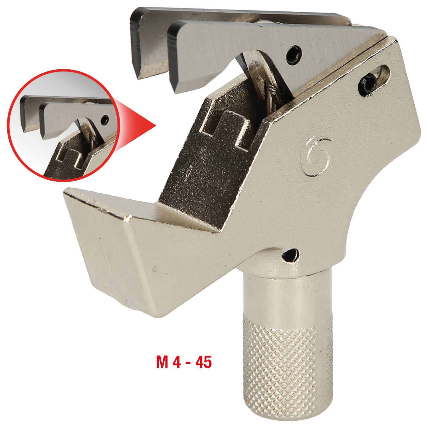 KS Tools 150.1467 Gewinde-Nachschneider für Außengewinde, M4 - M45