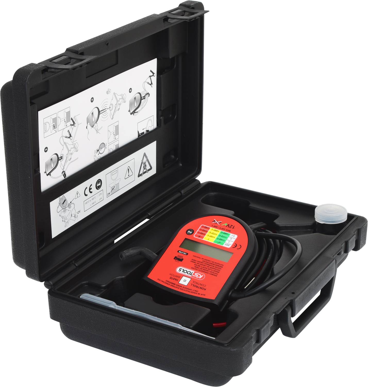 KS Tools 150.2195 Digitaler Bremsflüssigkeits-Tester