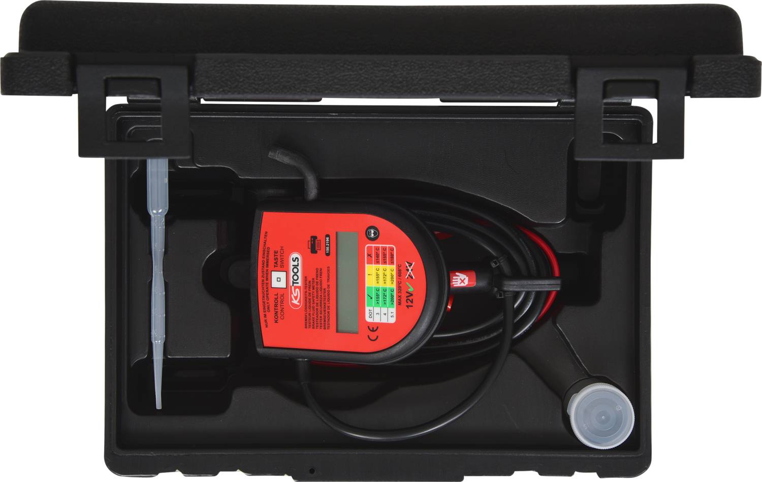 KS Tools 150.2195 Digitaler Bremsflüssigkeits-Tester