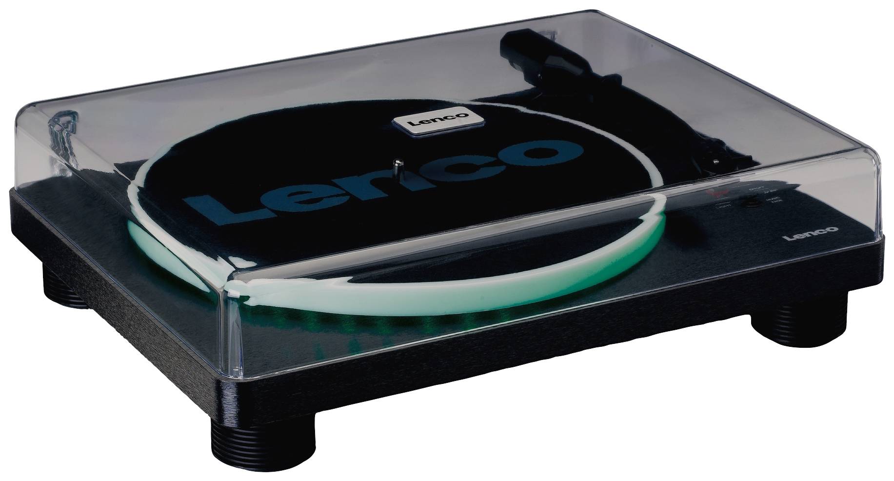 Lenco USB-Plattenspieler Riemenantrieb Schwarz