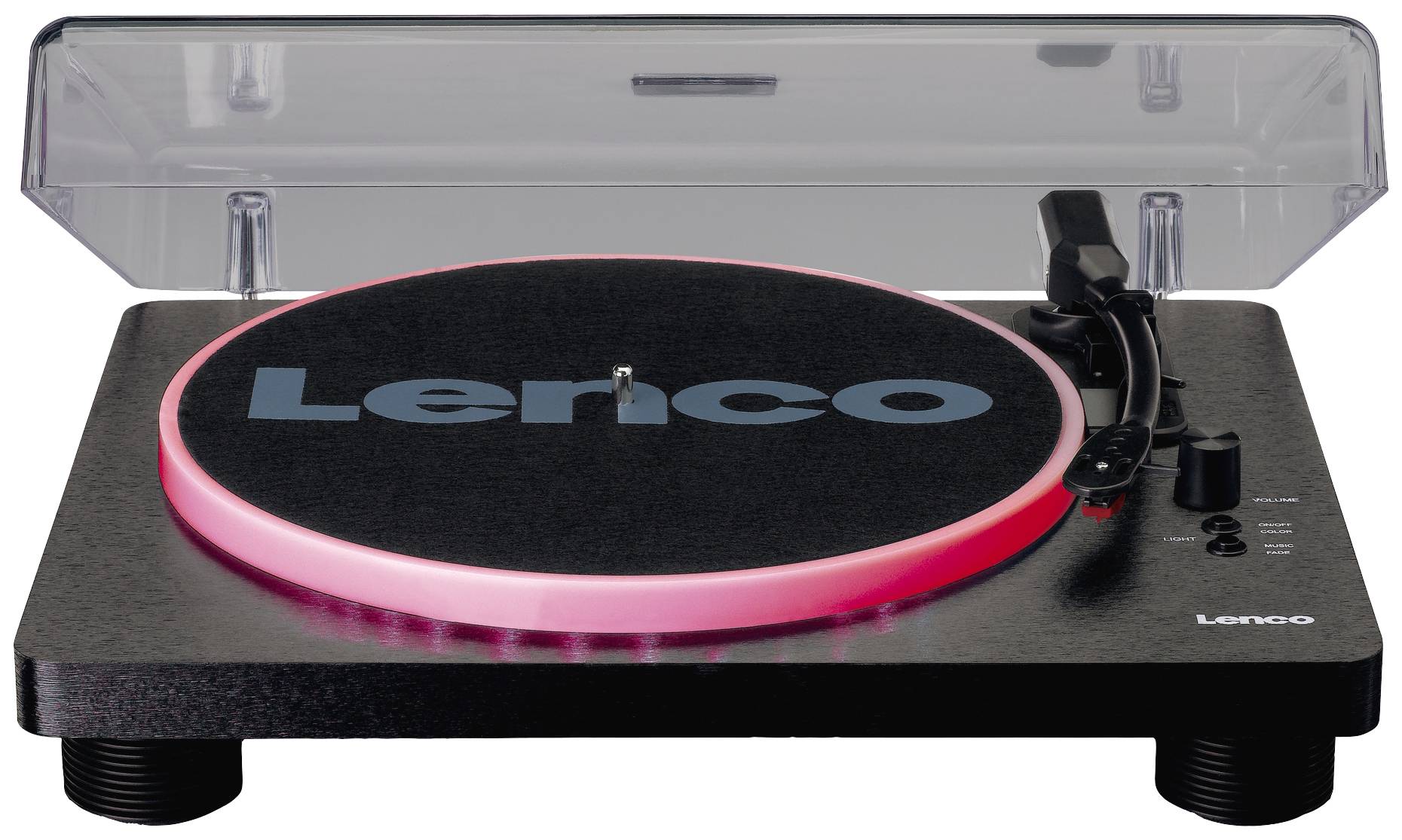 Lenco USB-Plattenspieler Riemenantrieb Schwarz