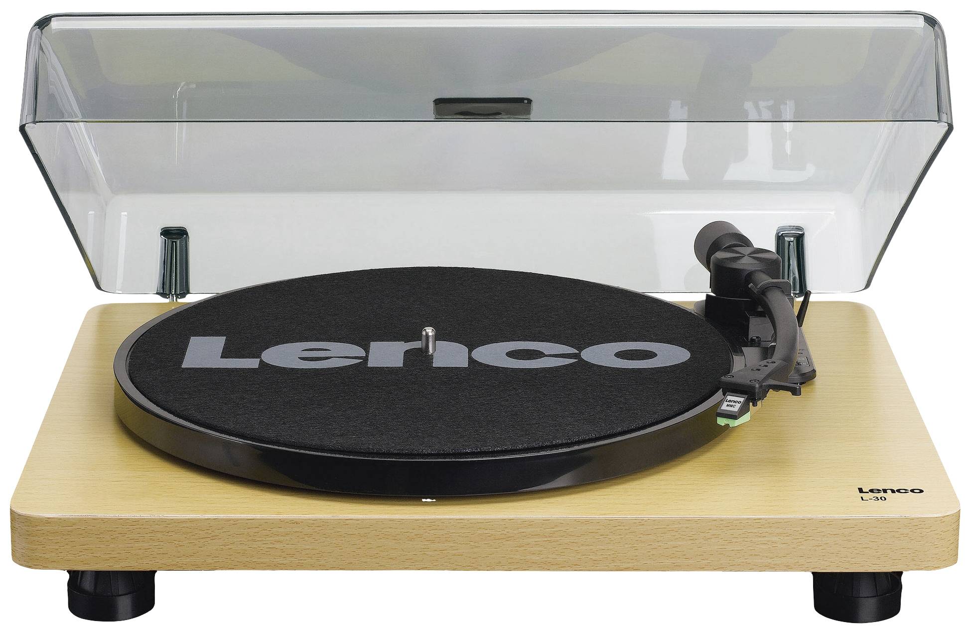 Lenco USB-Plattenspieler Riemenantrieb Braun