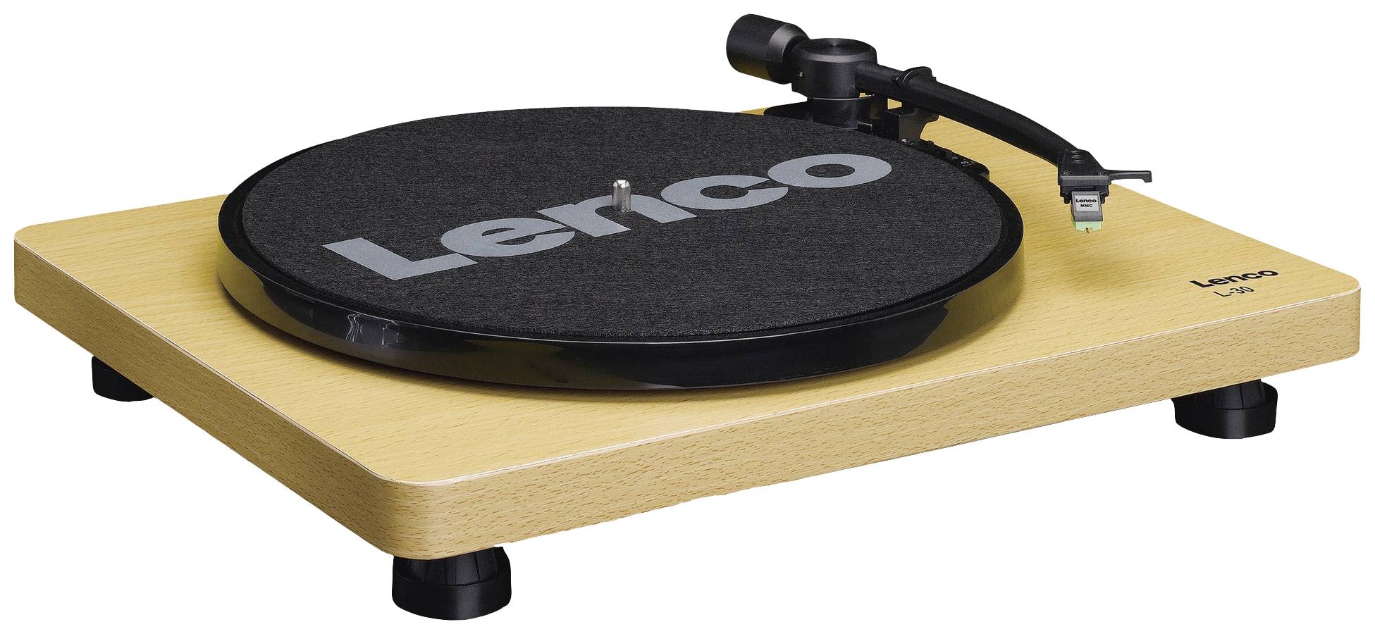 Lenco USB-Plattenspieler Riemenantrieb Braun