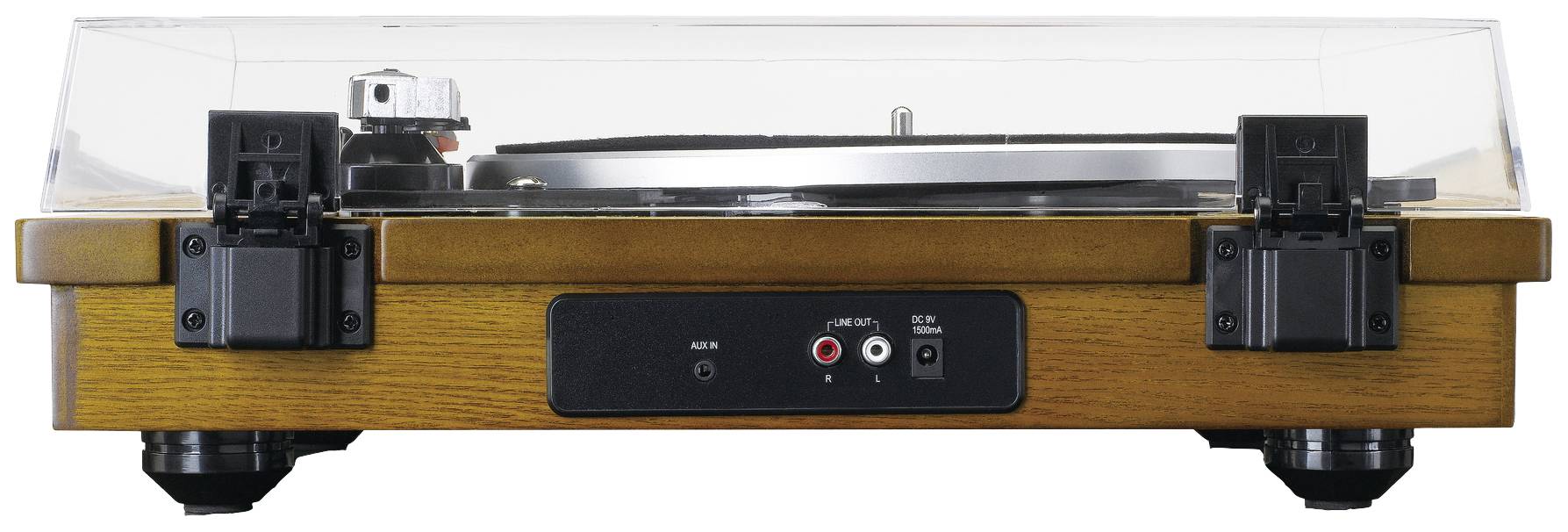 Lenco USB-Plattenspieler Riemenantrieb Braun