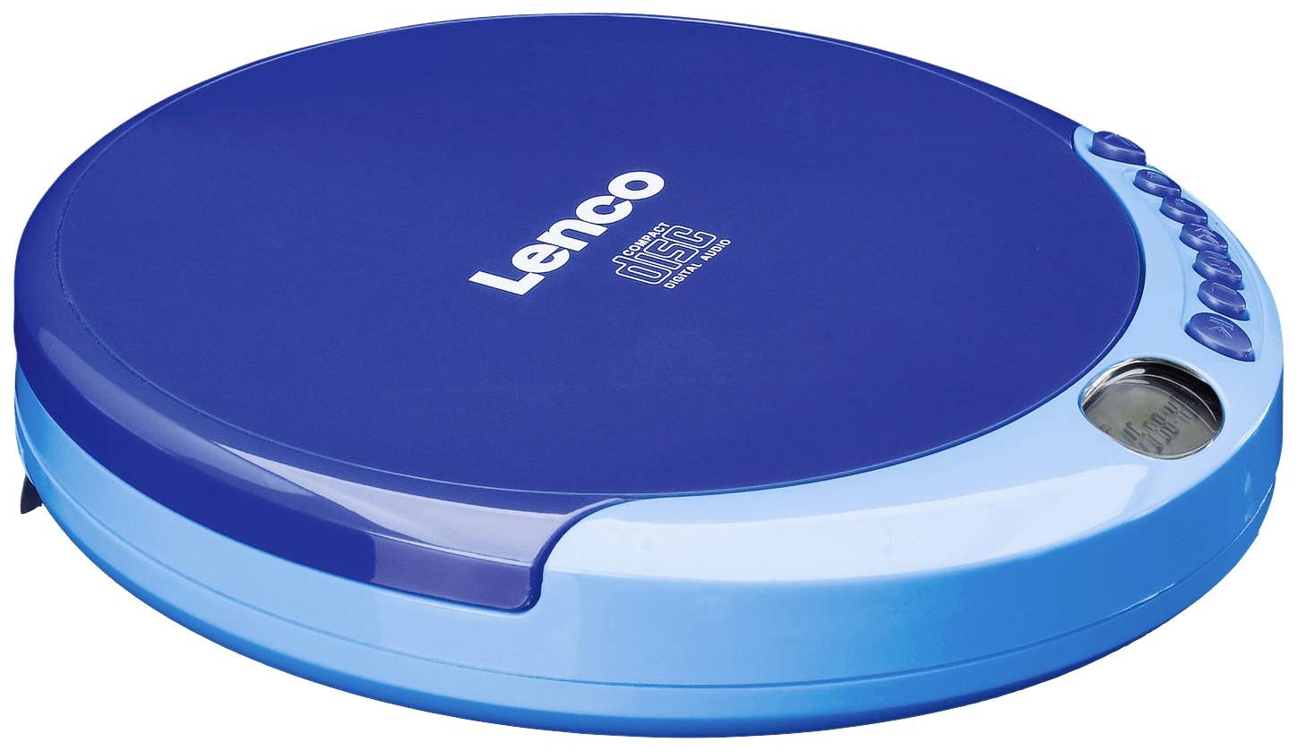 Lenco Tragbarer CD-Player CD, CD-R, CD-RW Blau