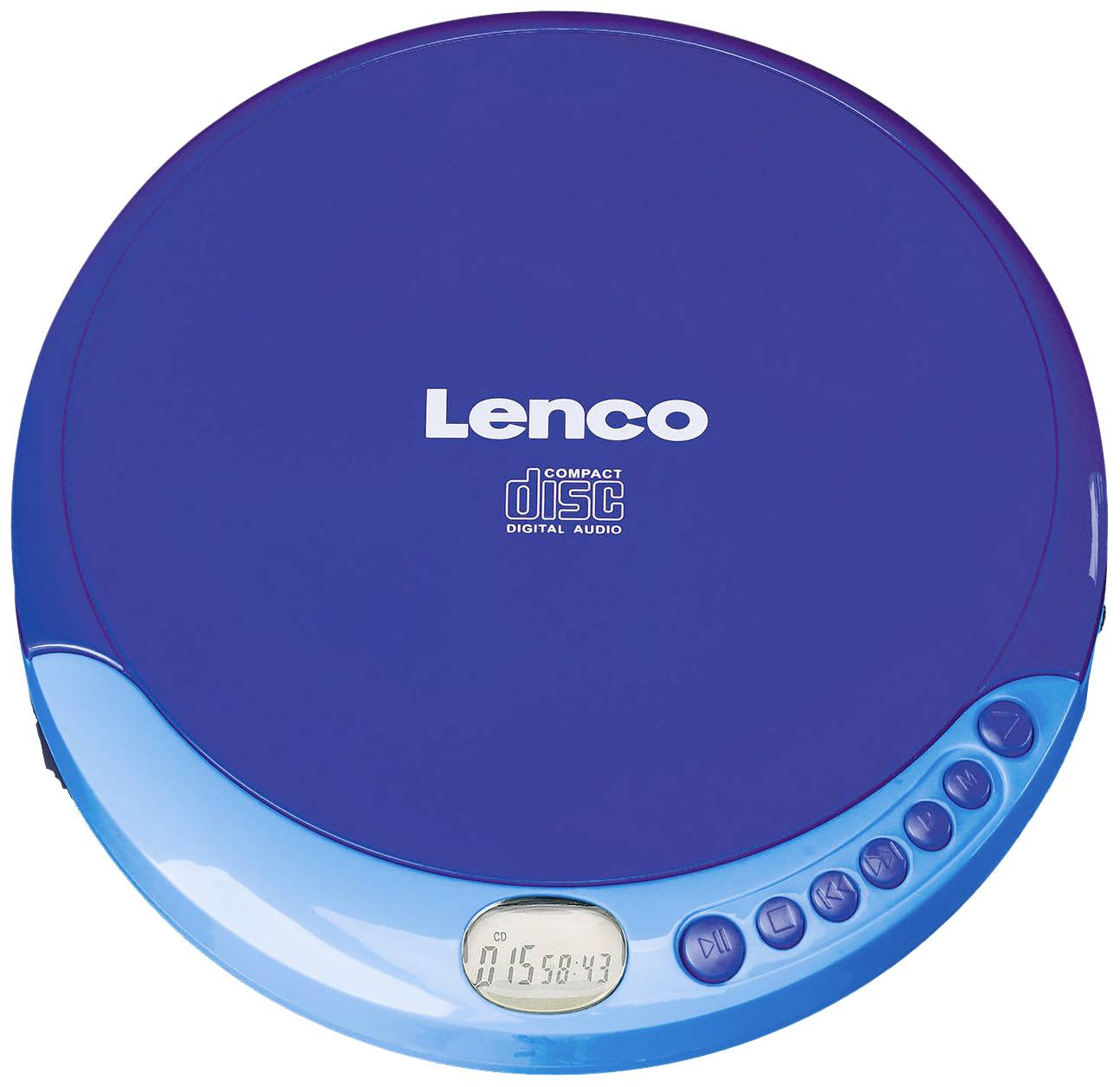 Lenco Tragbarer CD-Player CD, CD-R, CD-RW Blau