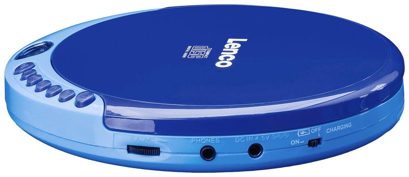 Lenco Tragbarer CD-Player CD, CD-R, CD-RW Blau