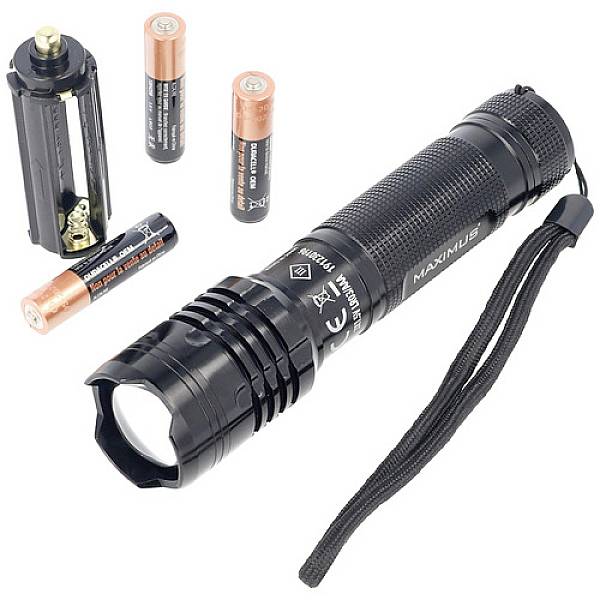 AccuLux PetaLux LED-Taschenlampe, 3W, 110 Lm, 11h Laufzeit – Batteriebetrieben