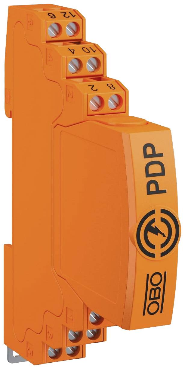 OBO Bettermann 5080309 PDP-2-5-I Datenleitschutzgerät Überspannungsschutz für: 40mm Sammelschiene 1St.