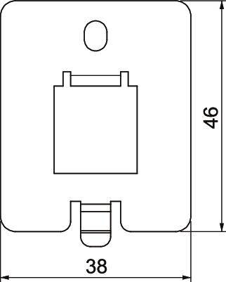 OBO Bettermann 7368498 DTP UH1 F Montagezubehör 1St.