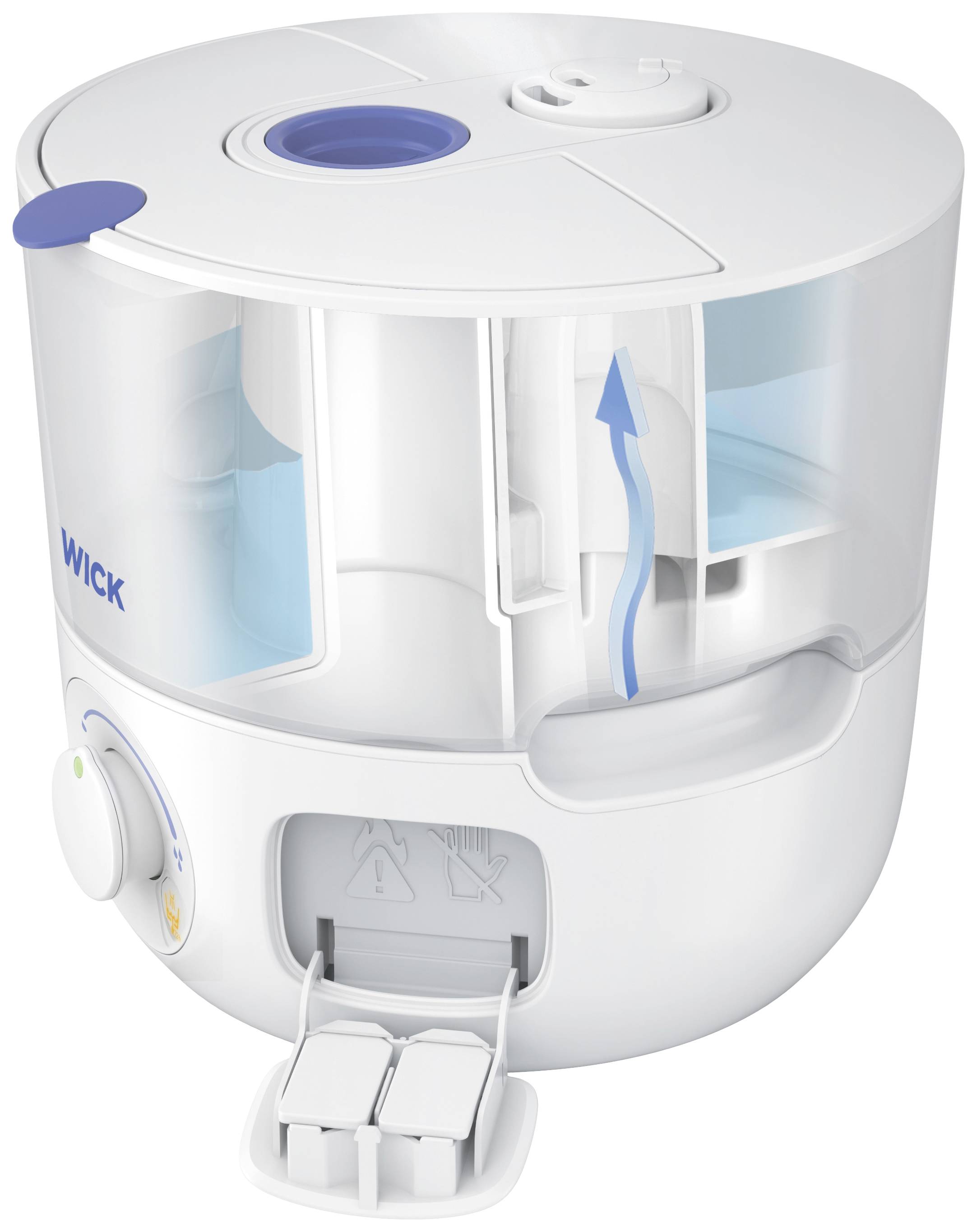 Wick WUL585E Kaltluftbefeuchter 1 St. Weiß-Blau