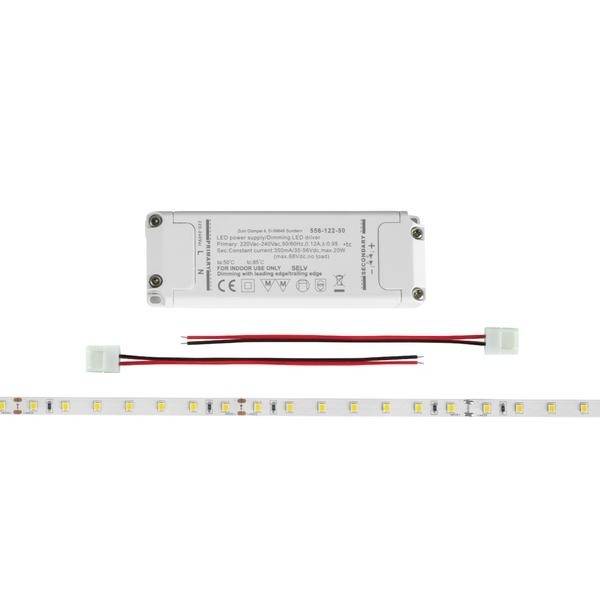 Brumberg 15291027 15291027 LED-Streifen-Komplettset EEK: F (A - G) 24V 5000mm Weiß 1St.