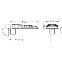 Trilux LIQ 50N-AB2L#7816140 7816140 LED-Mastleuchte 38W Leuchtfarben: Neutralweiß Trilux LIQ 50N-AB2L#7816140 7816140 LED-Mastleuchte 38W Leuchtfarben: Neutralweiß