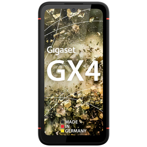 Gigaset GX4 Outdoor Smartphone 64GB 15.5cm (6.1 Zoll) Schwarz Android™ 12 Triple-Slot