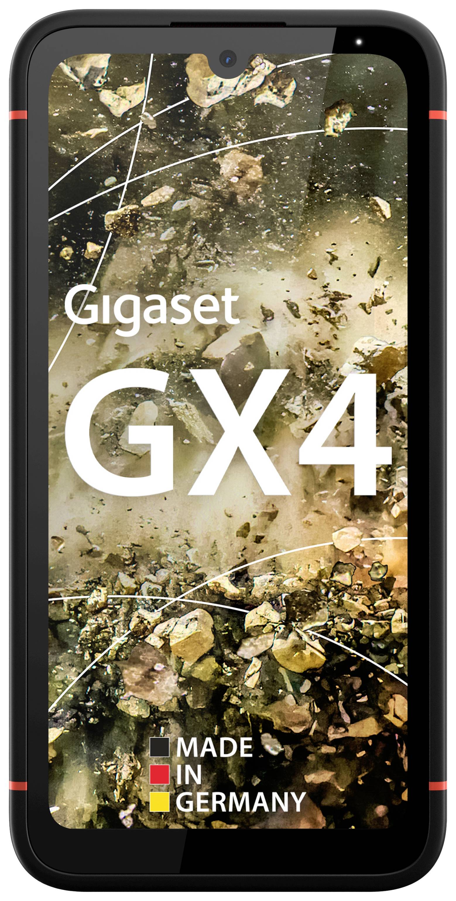 Gigaset GX4 Outdoor Smartphone 64GB 15.5cm (6.1 Zoll) Schwarz Android™ 12 Triple-Slot