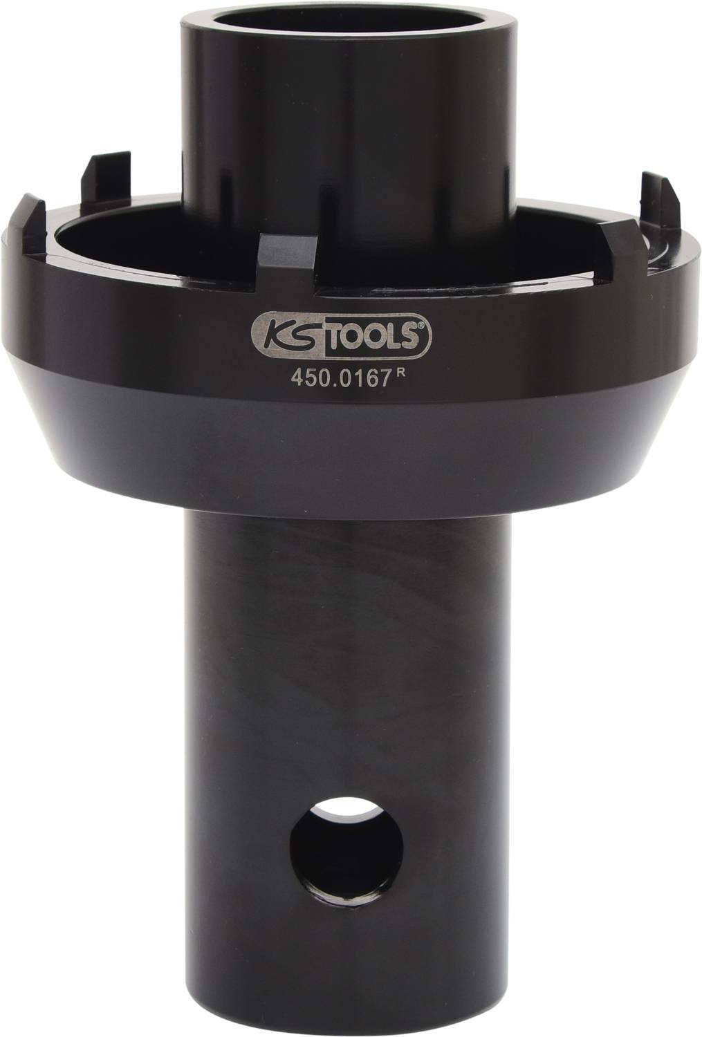 KS Tools 3/4" Nutmuttern-Schlüssel mit 6 Zapfen für Mercedes, 105-125mm 450.0167