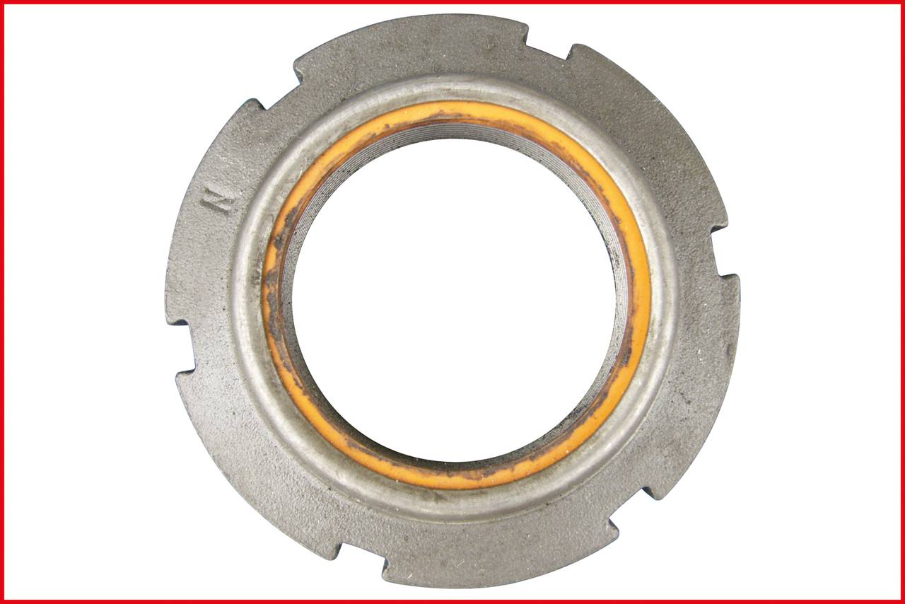 Metallring mit gezahntem Außenrand und glattem Innenkreis. ерlen Verwendung in Maschinen oder technischen Geräten.