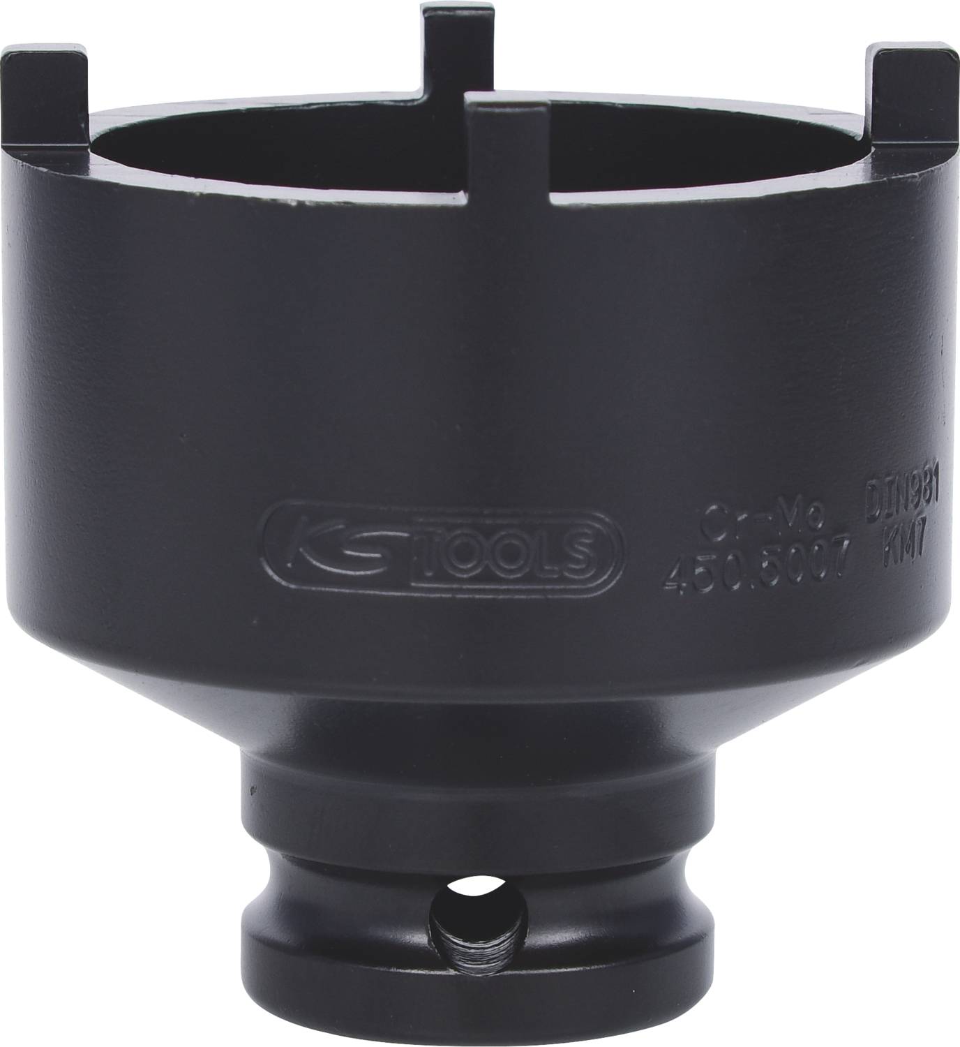 KS Tools 1/2" KM-Nutmuttern-Schlüssel KM7, Zapfen außenliegend 450.5007