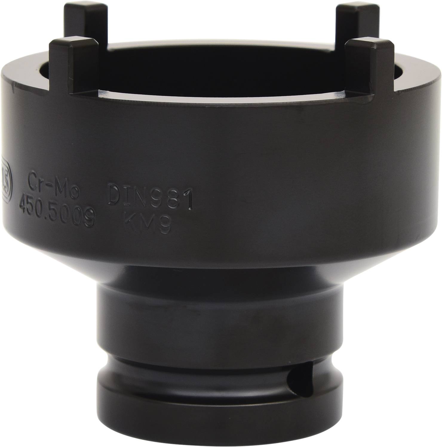 KS Tools 3/4" KM-Nutmuttern-Schlüssel KM9, Zapfen außenliegend 450.5009