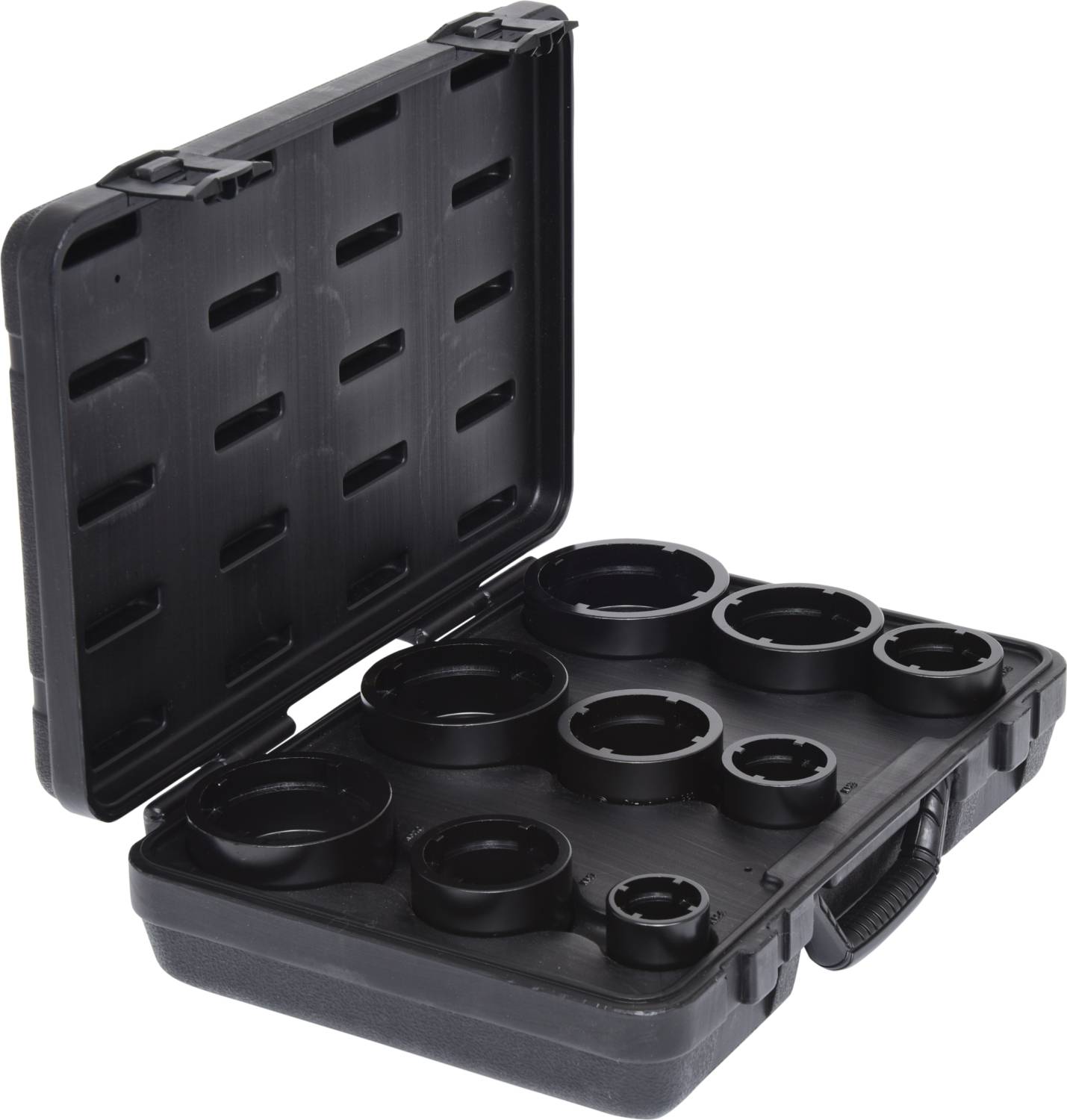 KS Tools Nutmuttern-Schlüssel-Satz, Zapfen innen liegend, 9-tlg 450.5020