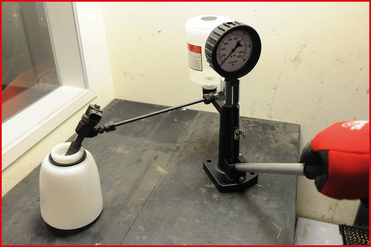 KS Tools 455.0120 Einspritzdüsen-Prüfgerät, 600 bar 