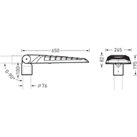 Trilux LIQ 70N-FL1L#7845140 7845140 LED-Mastleuchte 72W Leuchtfarben: Warmweiß Trilux LIQ 70N-FL1L#7845140 7845140 LED-Mastleuchte 72W Leuchtfarben: Warmweiß