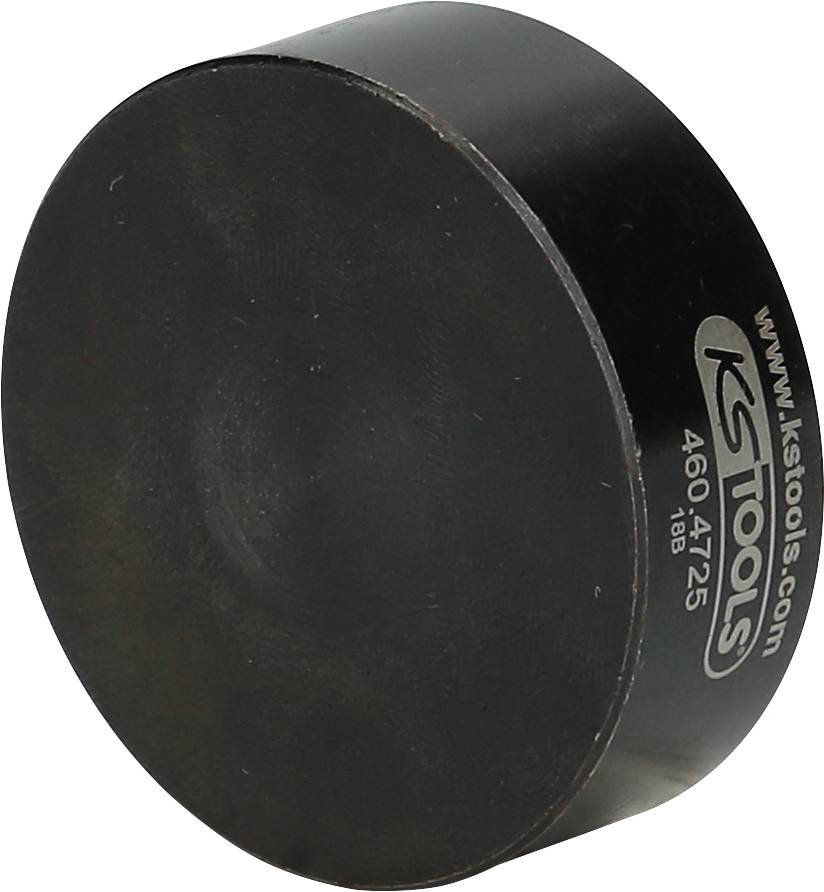 Schwarzer zylindrischer Metallblock mit der Aufschrift 'KS TOOLS 460.4725'.