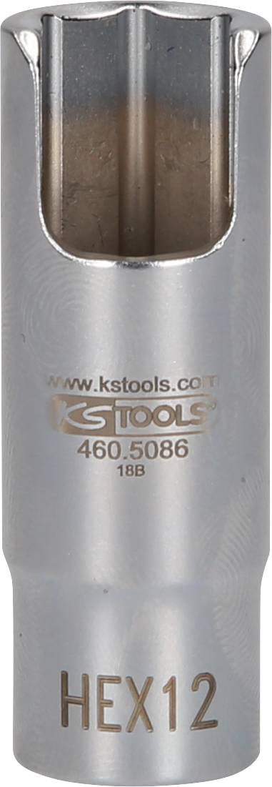 KS Tools 460.5086 3/8" Spezial-Winkel-Rohrverbinder-Stecknuss, 12mm